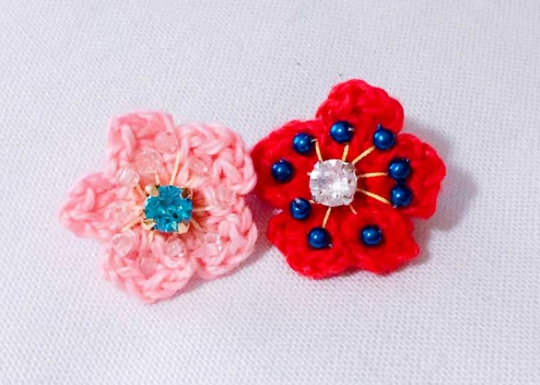 かぎ針で編む 梅の花モチーフの作り方 Craftie Style