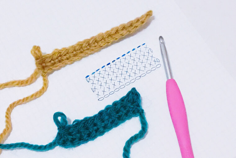 編み物を始めよう！編み図記号と編み方の基本【初級編】