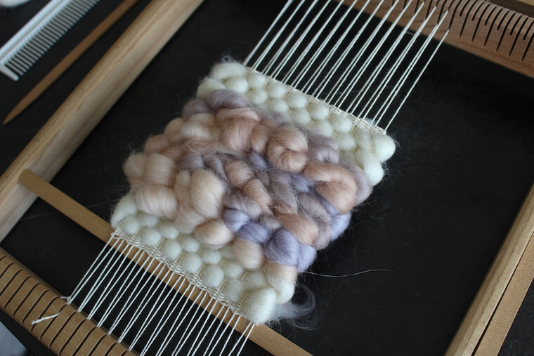 羊毛タペストリーの作り方