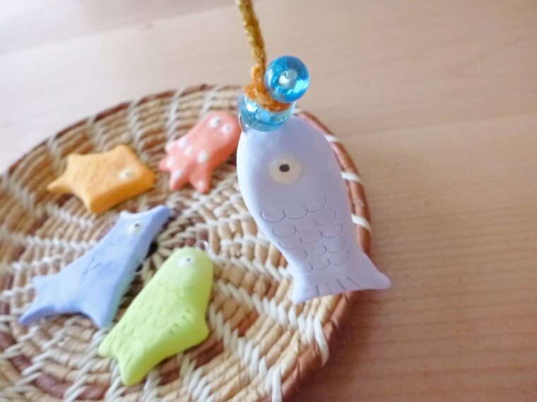 紙粘土で手作りする 魚釣りのおもちゃ のレシピ Craftie Style