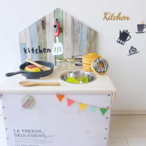 子ども用 おままごとキッチン が手作りできる簡単レシピ Craftie Style