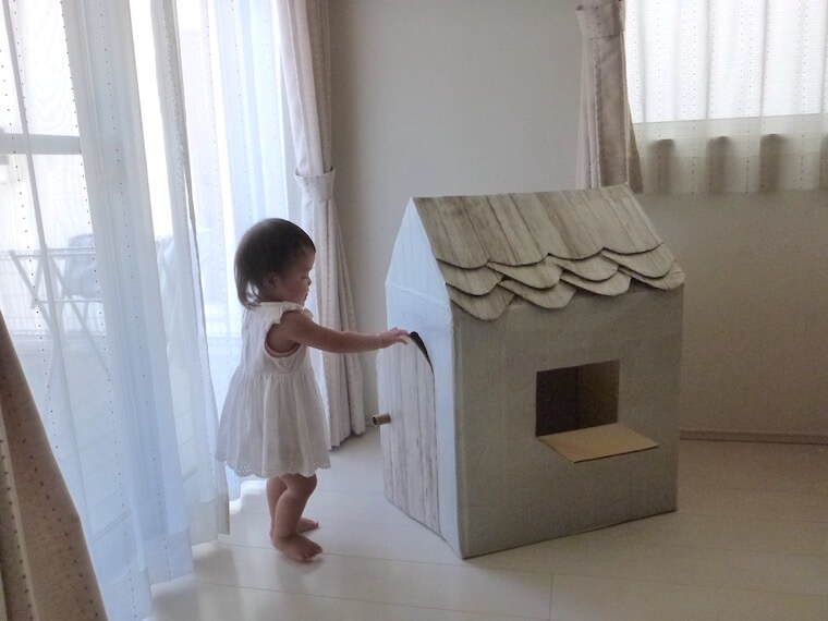ダンボールハウスの作り方 子ども用の小さなお家を作りませんか Craftie Style