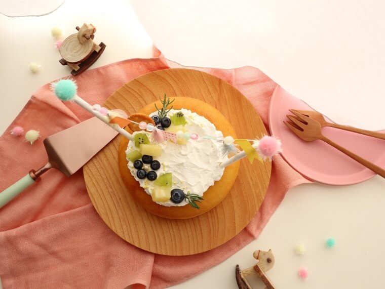 ケーキを飾ろう 簡単ミニガーランドのレシピ こどものヒトサラ Craftieコラボレシピ第2回 Craftie Style