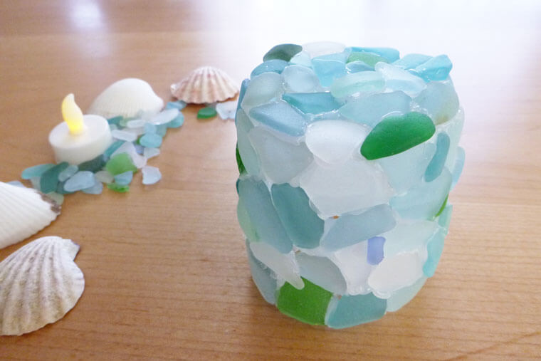 激安正規 シーグラスアート 犬 花 シーグラス 海 シーガラス 貝殻アート ハンドメイド