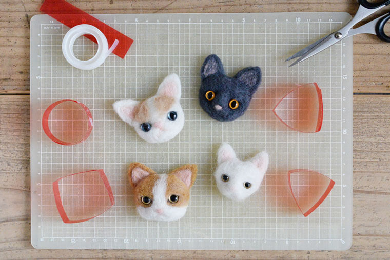 羊毛フェルト 猫の作り方 Craftie Style