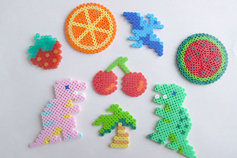 ドット絵柄がかわいい！アイロンビーズの作り方 | Craftie Style