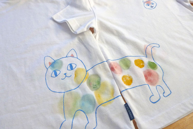 布絵の具で身の回りのアイテムをカラフルに。使い方とTシャツに絵を描く方法
