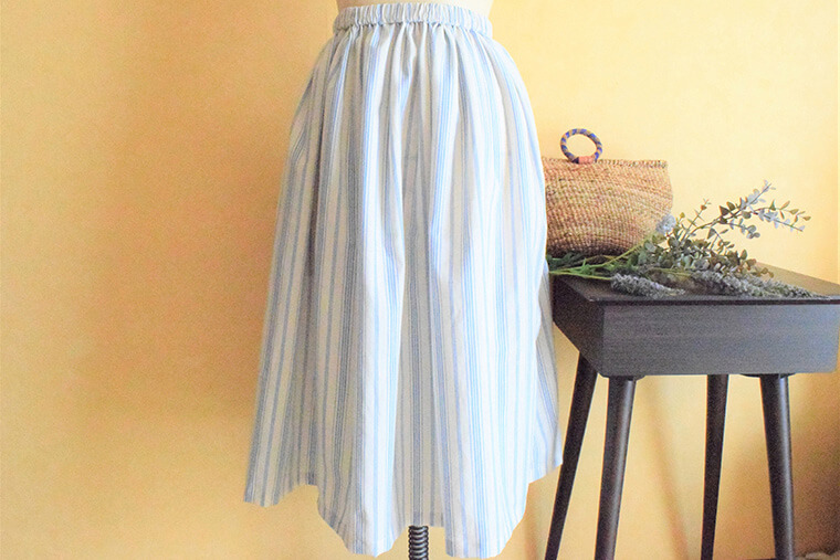 基本のスカートの作り方 型紙なしで簡単なギャザースカート | Craftie