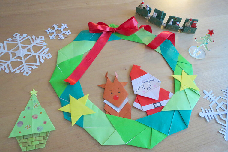 クリスマス飾りを折り紙で作ろう。かわいいアイデアレシピ集