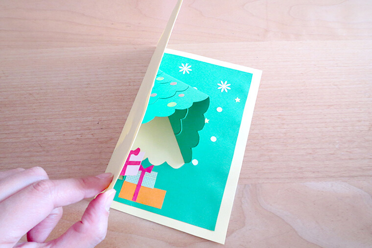 クリスマス カード 手作り クリスマスカード　作り方