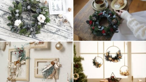 クリスマスリースをキットで手作り！
初心者にもおすすめのキットをご紹介